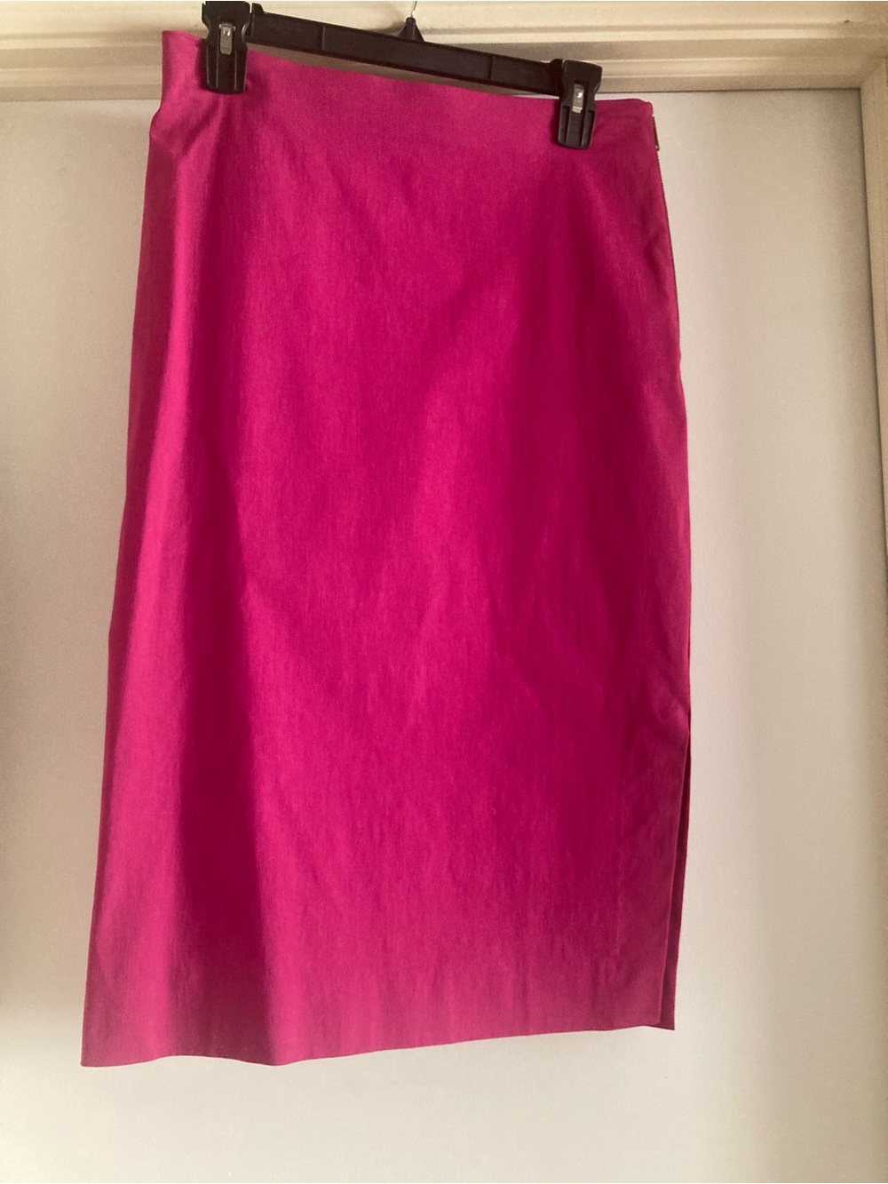 Worthington Midi Fuchsia Pencil Skirt - Women's Classic Straight Skirt